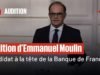 Băng hình. Phiên điều trần của Emmanuel Moulin, ứng cử viên cho vị trí người đứng đầu Banque de France