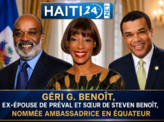 Géri G. Benoît, vợ cũ của Préval và em gái của Steven Benoît, được bổ nhiệm làm đại sứ tại Ecuador Tin tức mới nhất từ Haiti: Chính trị, An ninh, Kinh tế, Văn hóa.