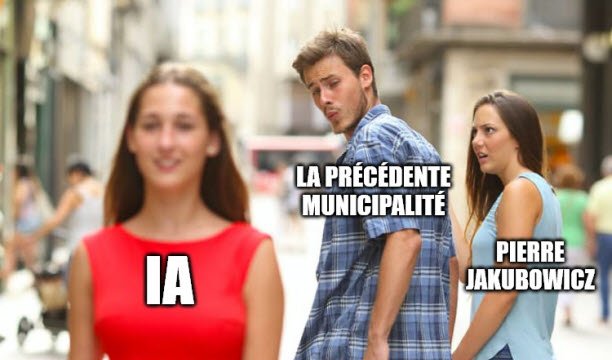 Meme của tuần. Hoặc khi thứ trưởng mới về văn hóa Pierre Jakubowicz hứa rằng đô thị mới, không giống như đô thị trước đó, sẽ không sử dụng AI để tạo ra các áp phích của mình nữa. Đã đến lúc nét bút chì của các nghệ sĩ! Ảnh Imgflip