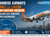 Sunrise Airways triển khai đường bay Cap-Haitien-Newark bất chấp các dịch vụ được coi là tầm thường Tin tức mới nhất từ Haiti: Chính trị, An ninh, Kinh tế, Văn hóa.