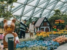 Jewel Changi của Singapore, một lễ hội hoa hoành tráng