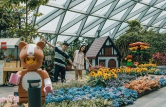 Jewel Changi của Singapore, một lễ hội hoa hoành tráng