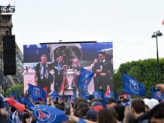 Bóng đá trực tiếp. Cầu thủ PSG đã trở lại Pháp, theo dõi cuộc diễu hành của các nhà vô địch châu Âu trên Champ-de-Mars