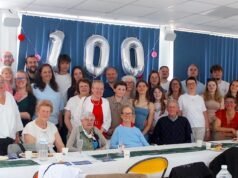 Ginette Ribaux tổ chức sinh nhật lần thứ 100 cùng gia đình tại Athies EHPAD