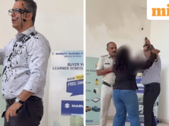 Nhân viên ném mực vào người quản lý ở Chhattisgarh vì ‘tin nhắn tục tĩu’ – Video