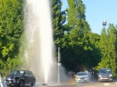 Strasbourg. Một vụ tai nạn ô tô xảy ra trên rue du Rieth ở quận Cronenbourg