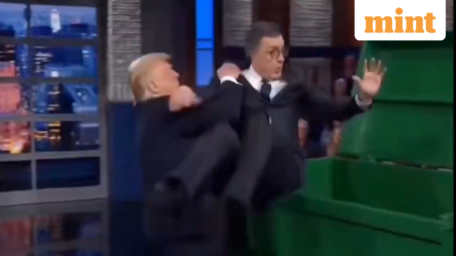 Trump hạ gục Stephen Colbert trong video AI mới nhất