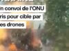 Ukraine: Đoàn xe của Liên hợp quốc bị máy bay không người lái Nga nhắm mục tiêu