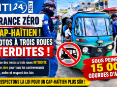 Không khoan nhượng ở Cap-Haïtien: cấm xe máy ba bánh và phạt 15.000 bầu bí Tin tức mới nhất từ Haiti: Chính trị, An ninh, Kinh tế, Văn hóa.