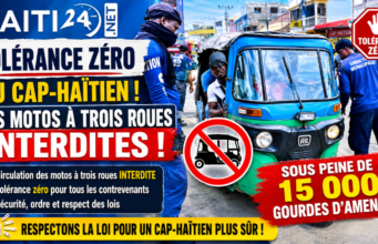 Không khoan nhượng ở Cap-Haïtien: cấm xe máy ba bánh và phạt 15.000 bầu bí Tin tức mới nhất từ Haiti: Chính trị, An ninh, Kinh tế, Văn hóa.
