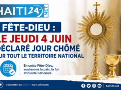 Corpus Christi: Thứ Năm ngày 4 tháng 6 tuyên bố ngày không làm việc trên toàn lãnh thổ quốc gia Tin tức mới nhất từ Haiti: Chính trị, An ninh, Kinh tế, Văn hóa.