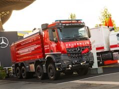 Xe tải Mercedes-Benz trình bày các giải pháp chữa cháy của mình tại INTERSCHUTZ 2026
