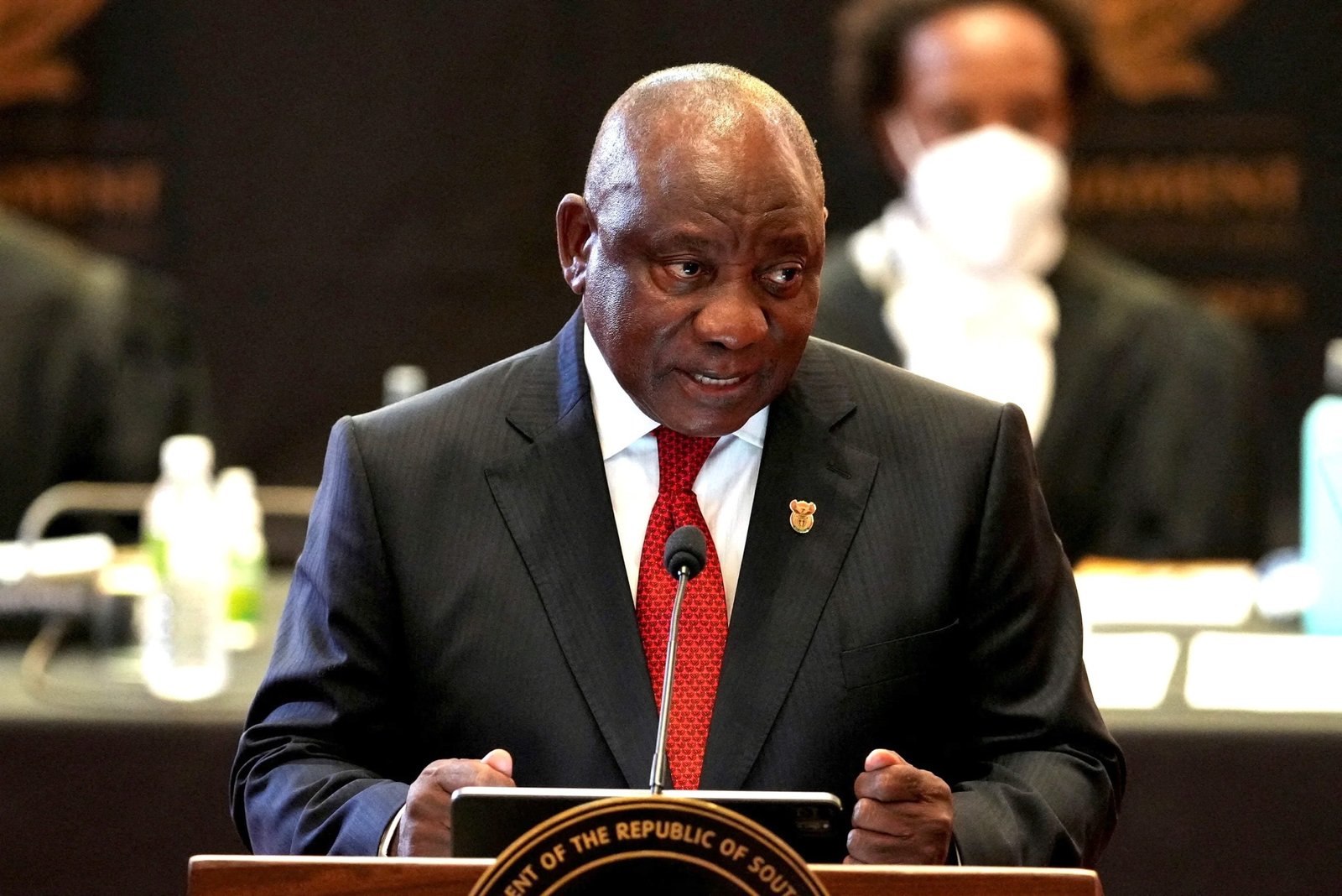 Tổng thống Nam Phi Cyril Ramaphosa.