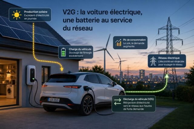 Ôtô điện và V2G: pin trên bánh xe có thể