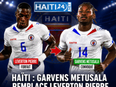 Haiti: Garvens Metusala thay thế Leverton Pierre dự World Cup Tin tức mới nhất từ Haiti: Chính trị, An ninh, Kinh tế, Văn hóa.