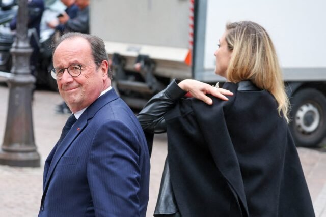 Tang lễ của Bernadette Chirac: François Hollande, Julie Gayet, Nicolas