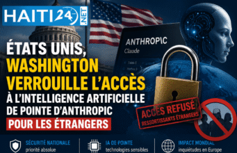 Hoa Kỳ, Washington chặn quyền truy cập vào trí tuệ nhân tạo tiên tiến của Anthropic đối với người nước ngoài Tin tức mới nhất từ Haiti: Chính trị, An ninh, Kinh tế, Văn hóa.