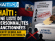 Haiti: danh sách các nhân vật bị trừng phạt sẽ sớm được chuyển đến cơ quan bầu cử. Tin tức mới nhất từ Haiti: Chính trị, An ninh, Kinh tế, Văn hóa.