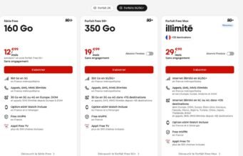 Free Mobile bổ sung thêm nhiều dữ liệu hơn vào Dòng miễn phí, hiện được cung cấp 160 GB trong 5G