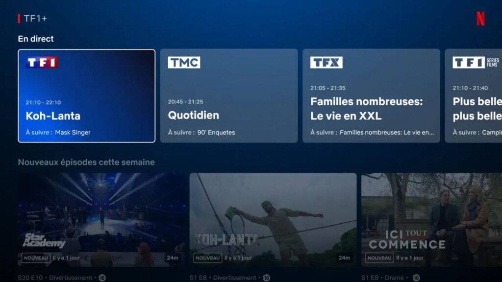 Kênh Netflix TF1 Plus