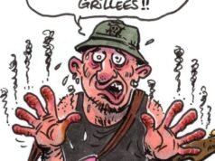 Hài hước. Bức vẽ trong ngày: tiệc nướng âm nhạc