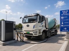 Trung Quốc bắt buộc lắp trạm sạc xe chở hàng nặng trên đường cao tốc