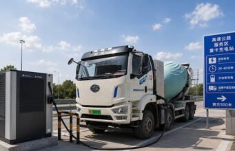 Trung Quốc bắt buộc lắp trạm sạc xe chở hàng nặng trên đường cao tốc