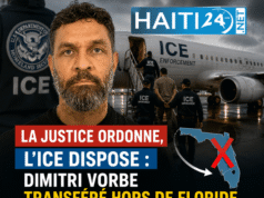Lệnh công lý, ICE xử lý: Dimitri Vorbe được chuyển ra khỏi Florida Tin tức mới nhất từ Haiti: Chính trị, An ninh, Kinh tế, Văn hóa.