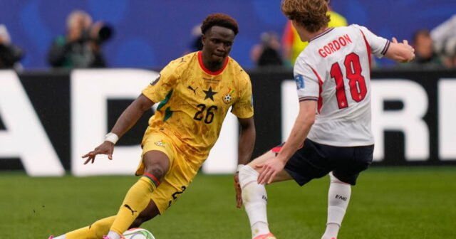 Cúp thế giới 2026. Alsatian Marvin Senaya và Ghana đối