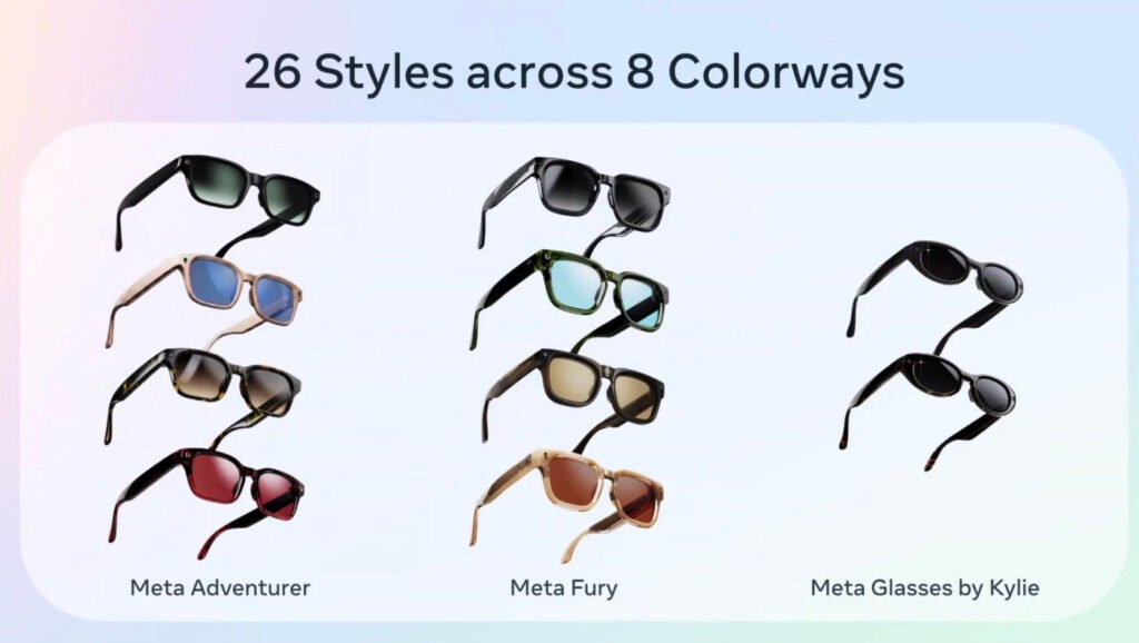 Meta Adventurer vs Fury vs By Kylie Jenner Kính thông minh 26 kiểu