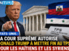 Hoa Kỳ: Tòa án tối cao ủy quyền cho Donald Trump chấm dứt TPS đối với người Haiti và người Syria Tin tức mới nhất từ Haiti: Chính trị, An ninh, Kinh tế, Văn hóa.