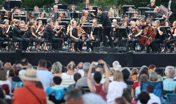 Chúng ta sẽ phải đợi đến năm sau để được gặp lại các nhạc sĩ của Philharmonic tại Deux-Rives. Lưu trữ hình ảnh Jean-Marc Loos