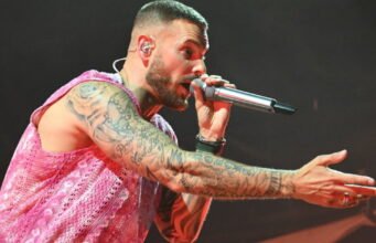 Hình ảnh. Ở Épinal, Matt Pokora điện khí hóa Colombia
