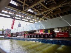 Mammoet thay thế cây cầu lớn thứ hai tại Ga Trung tâm Amsterdam