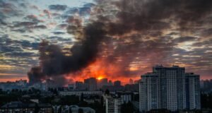 Băng hình. Ukraine: “Kẻ thù tấn công bằng tên lửa đạn đạo” Nga lại tiến hành các cuộc tấn công lớn vào một số thành phố của Ukraine