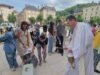 Bourgoin-Jallieu. Chó, mèo và thậm chí cả rùa… Một linh mục ban phước cho thú cưng trong giáo xứ của mình