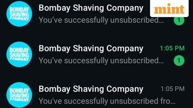Công ty cạo râu Bombay gửi thư rác cho khách