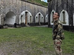 Jean-Pierre Andreux, chủ tịch không thể thiếu của ủy ban bảo vệ Fort du Parmont ở Remiremont