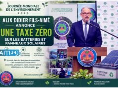 Ngày Môi trường Thế giới:Alix Didier Fils-Aimé công bố mức thuế bằng 0 đối với pin và tấm pin mặt trời Tin tức mới nhất từ Haiti: Chính trị, An ninh, Kinh tế, Văn hóa.