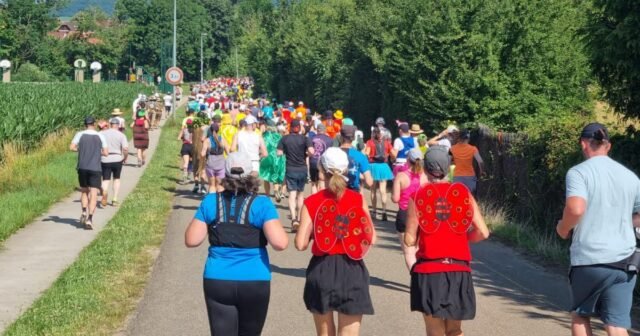 Sóng nhiệt. Tất cả các cuộc đua marathon ở Alsace