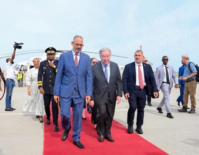 Tổng thư ký Liên Hợp Quốc, António Guterres, đã đến