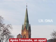 cảm xúc của thị trưởng trong nhà thờ Saint-Etienne bị đốt cháy