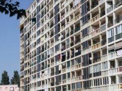 ở Mulhouse, tháp HLM có khả năng cách nhiệt
