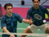 trận chung kết dành cho Nathan Begga của Strasbourg ở nội dung đôi nam nữ