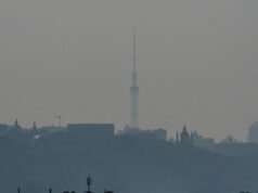 Chiến tranh ở Ukraine. Hỏa hoạn ở trung tâm Kiev sau vụ nổ