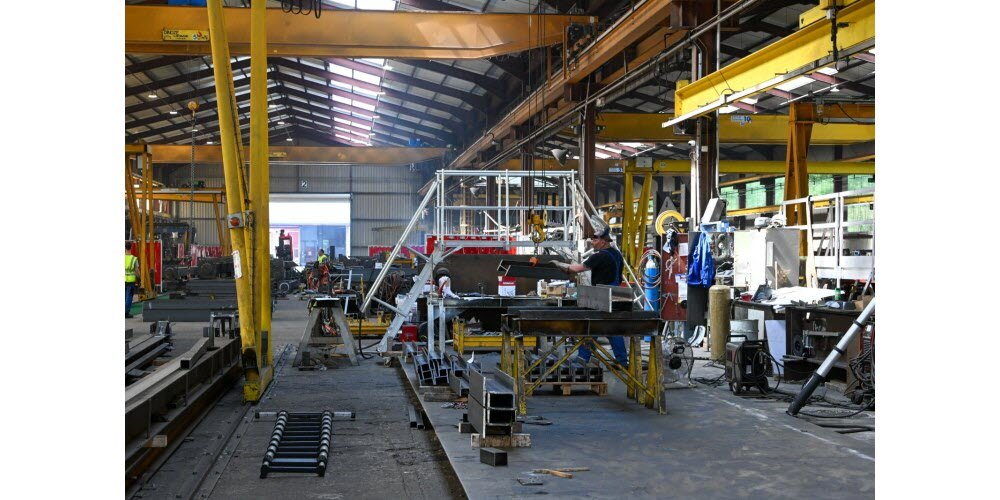 Trong các xưởng Framatec đã được kéo dài, các kết cấu được sản xuất cho ngành công nghiệp, xây dựng và năng lượng hạt nhân. Ảnh Philippe Briqueleur