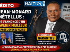Jean-Monard Métellus: từ thông báo về một tương lai tốt đẹp hơn sau Jovenel Moïse đến yêu cầu đảm bảo trước khi hầu tòa. Tin tức mới nhất từ Haiti: Chính trị, An ninh, Kinh tế, Văn hóa.