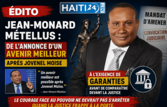 Jean-Monard Métellus: từ thông báo về một tương lai tốt đẹp hơn sau Jovenel Moïse đến yêu cầu đảm bảo trước khi hầu tòa. Tin tức mới nhất từ Haiti: Chính trị, An ninh, Kinh tế, Văn hóa.