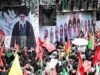 Đám đông tiễn biệt Khamenei tại thành phố thánh Qom của Iran