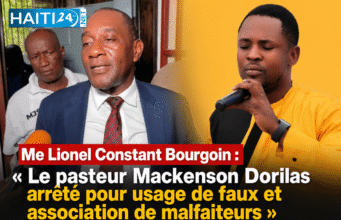 Tôi Lionel Constant Bourgoin: “Mục sư Mackenson Dorilas bị bắt vì sử dụng giả mạo và liên kết tội phạm” Tin tức mới nhất từ Haiti: Chính trị, An ninh, Kinh tế, Văn hóa.
